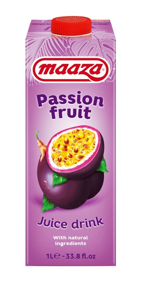 Succo di frutto della passione (maracuja) - Maaza 1L.